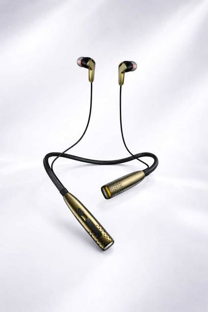 WRENS Sports Bluetooth Neckband Earphones with Mic Sweatproof Fast Charge Bluetooth