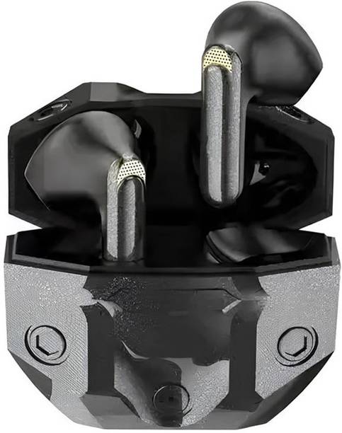 JEQANG EarBuds JX-777 with 48Hrs Playtime with ASAP Charge, ENC & 11.2mm Drivers (BK8) Bluetooth Gaming