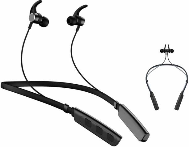 Worricow Pro Bass Wireless Bluetooth Neckband Earbud Headset Sports Running Sweatproof Bluetooth Gaming