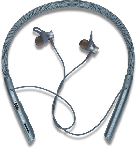 amaq INDAK Neckband|type C|SD card slot|synthetic leather cover|50 hours playtime. Bluetooth