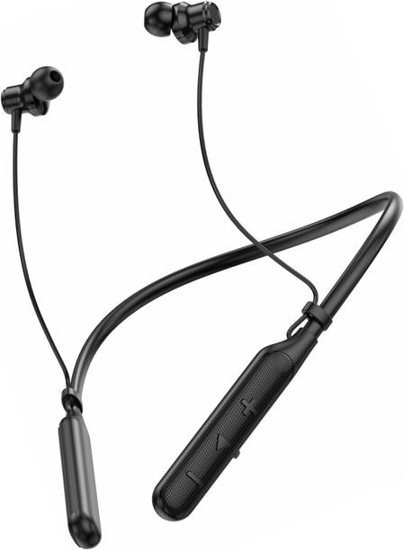 Omphalos BT Dhoom Wireless Neckband with Fast Charge, 48 Hrs Battery Life, Earphones mic Bluetooth