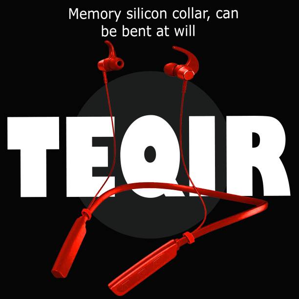 TEQIR 24Hours Woking BT 5.1 HiFi Deep Bass Sports Wireless Hang Neck Magnet Headsets Bluetooth Gaming Headset