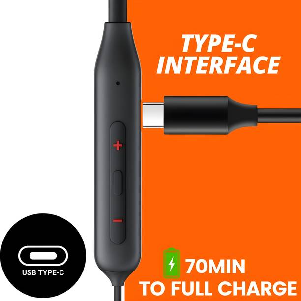 Qvee Bullets Q2 - MAGNETIC POWER OFF/ON 48Hr Playtime Headphone Neckband Earphone-114 Bluetooth Gaming