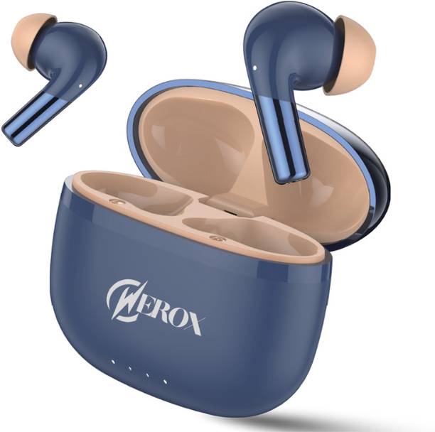 WEROX IPX4 water-resistance,ENC with Quad Mic,Premium Dual Tone Finish Bluetooth