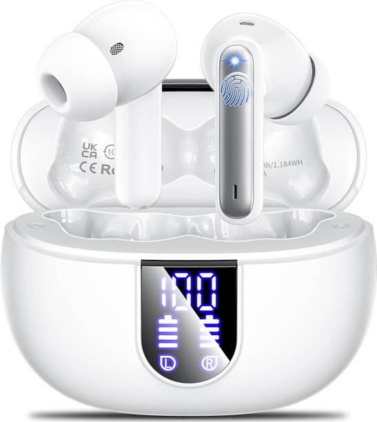 BjOrk Flex buds with Dual Pairing, 60Hrs Battery, HIFI DSP Audio,4Mic,ENC,5.4v Bluetooth Gaming