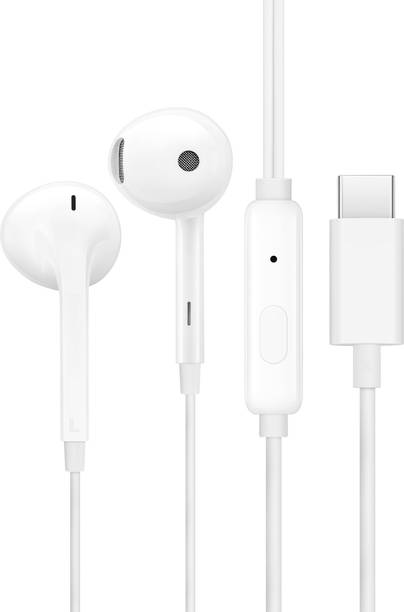 OPPO Type-C Half-in-Ear Wired Earbuds(MH136), 14.2mm Dynamic Coil Wired