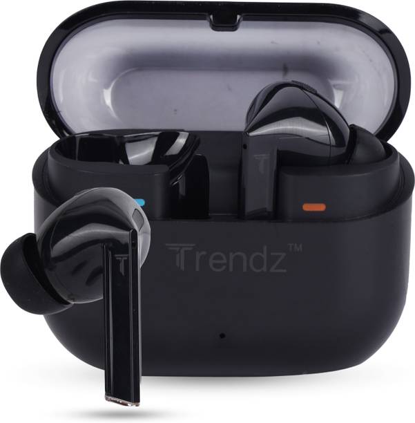 Trendz AeroX BassPRO Earbuds BT 5.4 ANC ENC Quad Mic 13mm Driver 50Hrs IPX5 ENx Bluetooth