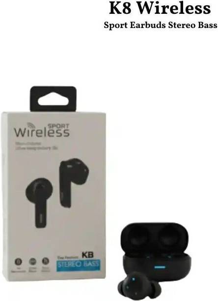 Jeteck K8 Wireless Sport Earbuds – Stereo Bass & Touch Control Bluetooth