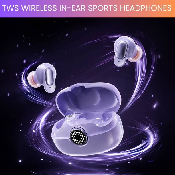 YAROH Wireless TWS Earbuds With ENC Noise Cancellation Technology & Hi-Fi AudioVU144 Bluetooth