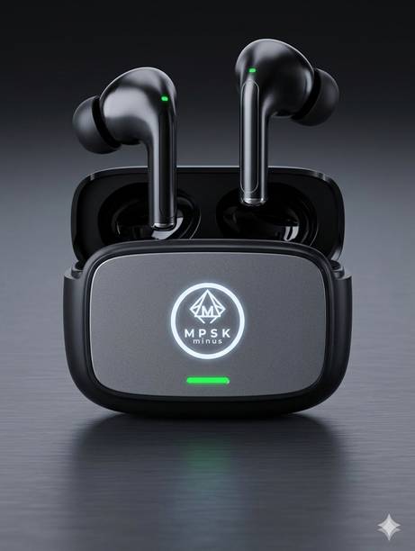 MMPSKminus MASTER-2 with AI Audio, 48H Playtime, Quad Mic ENC, 13mm driver, Type C-2 Bluetooth Gaming