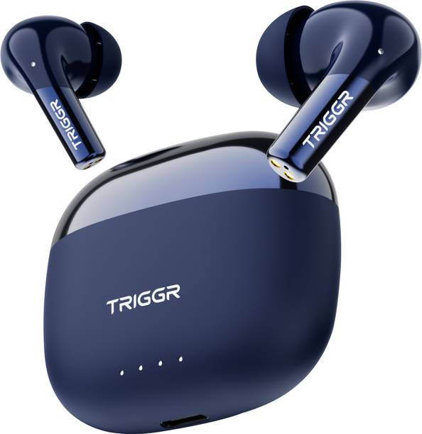 TRIGGR Opus with Latest BT v6.0, Dual Pairing, Chrome Lid, Rubber Finish, 40Hr Playtime Bluetooth