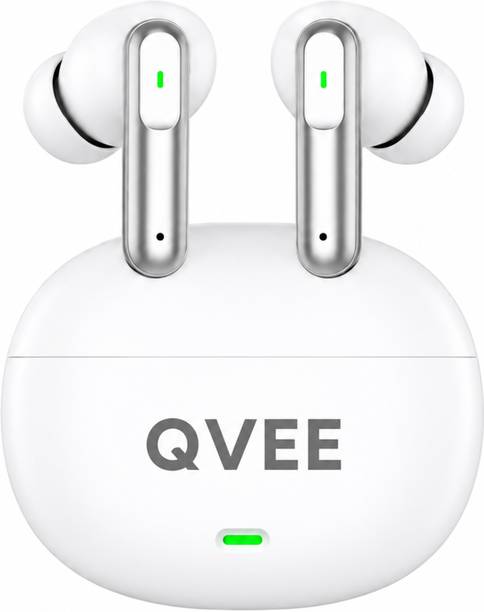 Qvee Aeropods with 50dB ANC, 360 Spatial AI Audio, Hi-Res LHDC and 48hrs Playtime-9 Bluetooth Gaming