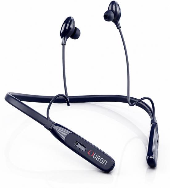 OUBON Bluetooth Neckband CL-50 ENC with 45Hrs of playtime, Dual Pairing Fast Charging Bluetooth