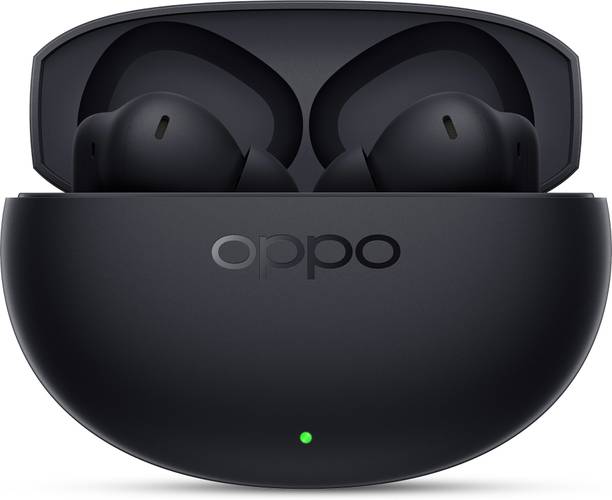 OPPO Enco Air 5 with 6-mic 52dB ANC,Upto 54Hrs Playtime,Low Latency,Fast Charging Bluetooth Headset (Midnight Black, True Wireless)