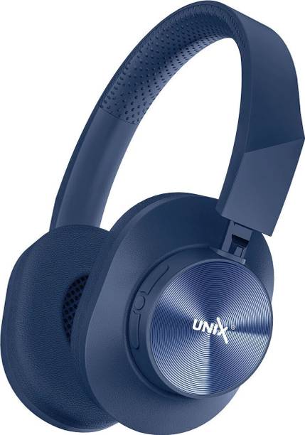 Unix Wireless Headphones I 36 Hrs PlaytimeI 40MM Drivers I Adjustable Headband Bluetooth