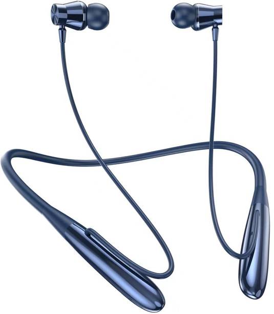 CARRON CH-10 Fox - 48 Hour Playtime Headphone Neckband Earphone (Blue) Bluetooth