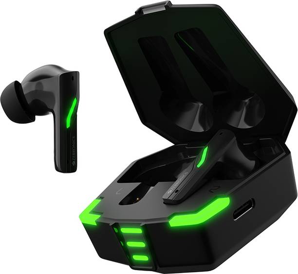 ZEBRONICS ZEB-PODS zi 6 (Beast),Gaming TWS, 24H Backup, BTv5.4, Splash Proof,Flash Connect Bluetooth