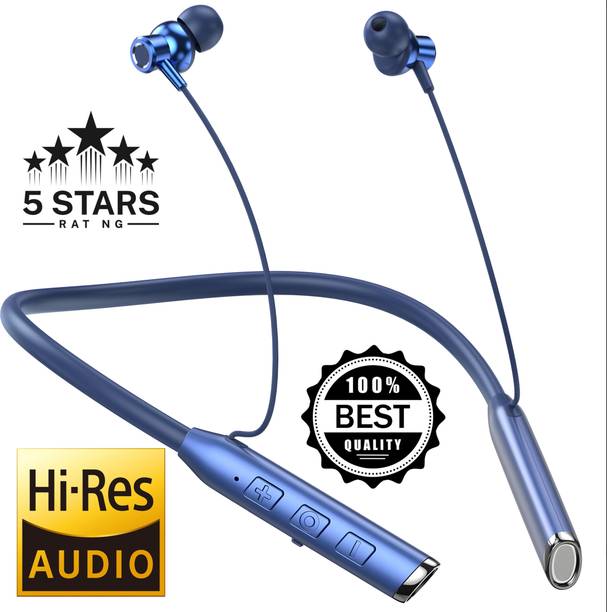 GEMFLY Vibration Alert, 48 Hours Playtime, ENC, HD Sound Quality & Stereo Bass71 Bluetooth