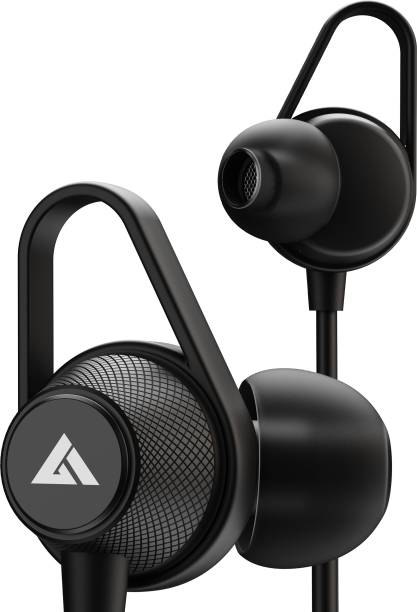 Boult Loop2 with 10mm Drivers, BoomX Rich Bass, In-line Controls, Soft Silicon Snugfit Wired Headset