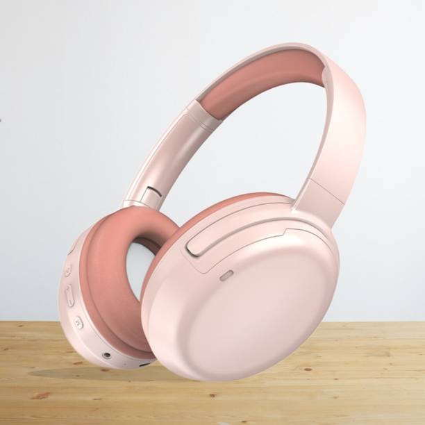 MECKWELL 40H Play Super Bass ANC BT Wireless Headphone with Mic Foldable Design & Aux P65 Bluetooth & Wired