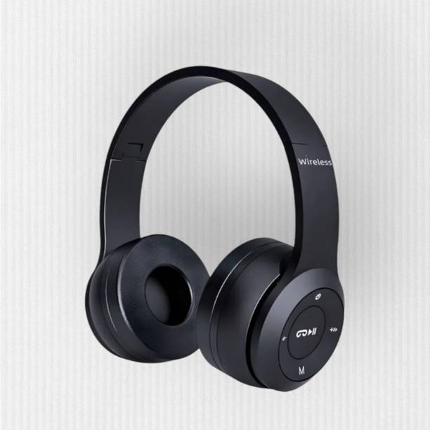 TWS Pure Sound Headphones with Mic & SD Card, Reliable Battery_JD Bluetooth & Wired