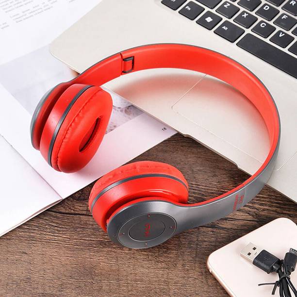 TABARET Best Quality Wireless Earphone Portable ,Mic,SD Card Support Bluetooth Headphone Bluetooth