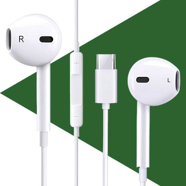MJN Type C Earphone with Mic for Galaxy M16/Z Fold 5/ M04/A54 5G/M44 5G[10KI Wired