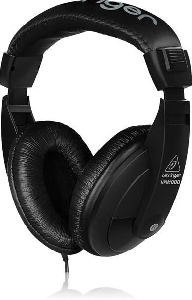 Behringer HPM1000-BK Professional Quality Headphones Without Mic Wired