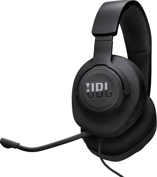 JBL Quantum 100M2 Gaming Wired Headphone with Detachable Mic, 3.5mm Jack Cable Wired