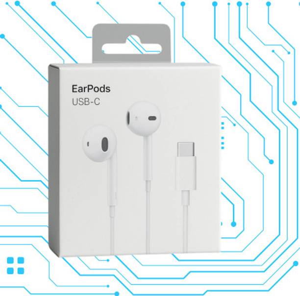 LISTEN TO CHARGE Compatible USB-C Headset Clear Bass for iPhone Wired