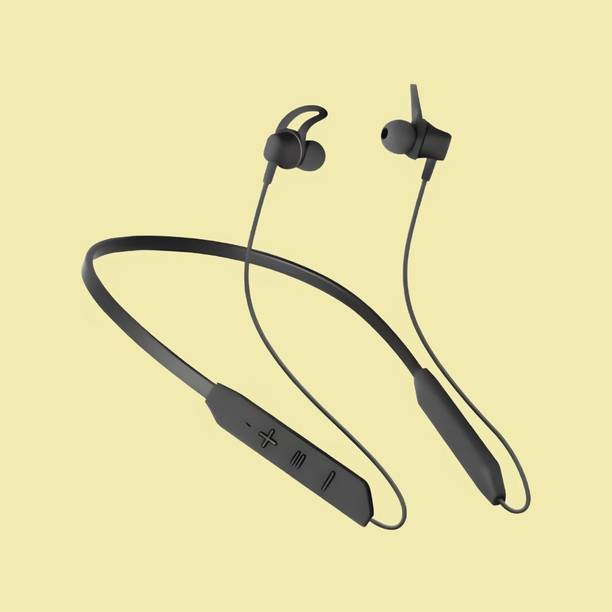 PARADISEECOM Bluetooth Headset Neckband with mic BT-Max 30H Playtime & Calling VibrationQ333 Bluetooth