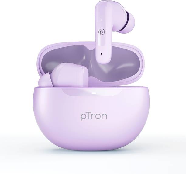 PTron Bassbuds Vibe w/ 34 Hrs Playback,Clear Calls,13mm Dynamic Drivers,Bluetooth V5.3 Bluetooth