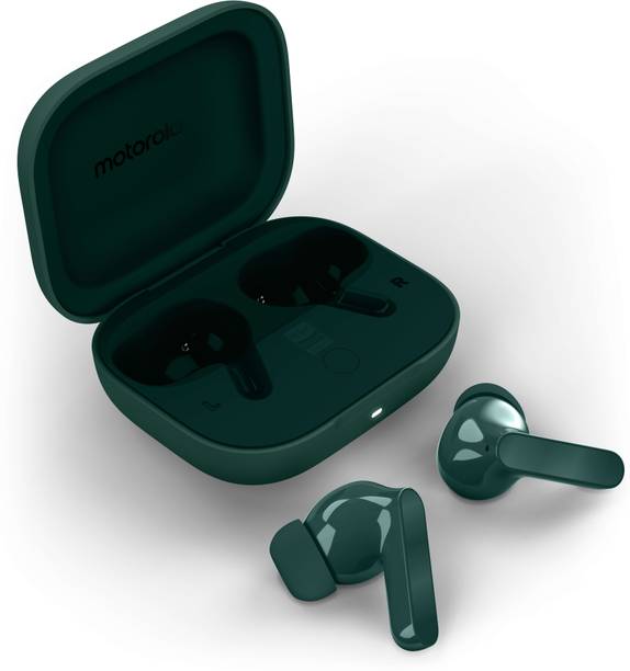MOTOROLA Moto Buds Bass |Hi-Res Audio & LDAC | 12.4mm drivers |50dB True ANC | 6 Mic Bluetooth