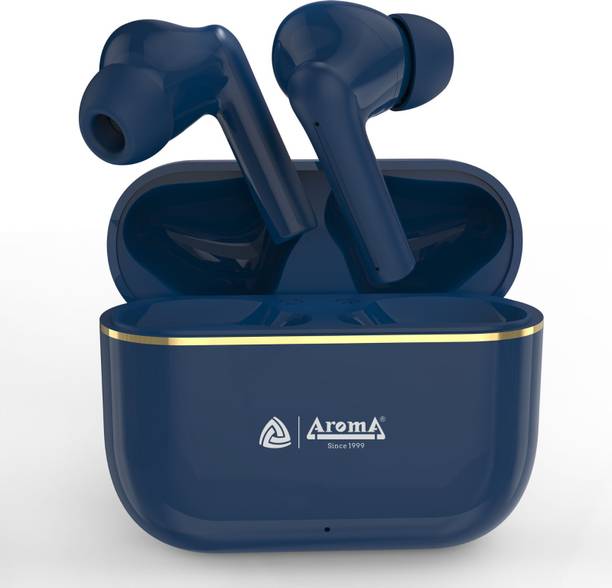 Aroma NB140 Galaxy 50 Hours* Playtime, Deep Bass, Fast Charging True Wireless Earbuds Bluetooth Headset