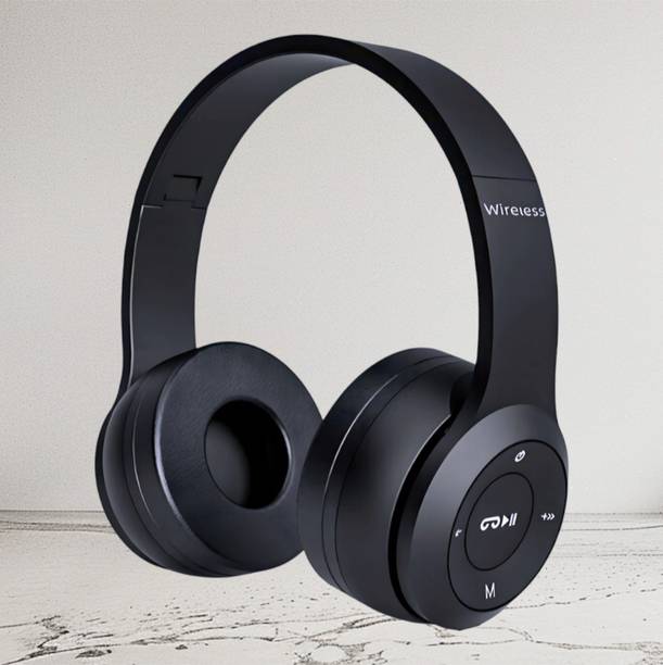 house of common Extended Battery Performance Headphones with Mic & Great Sound_HH Bluetooth & Wired
