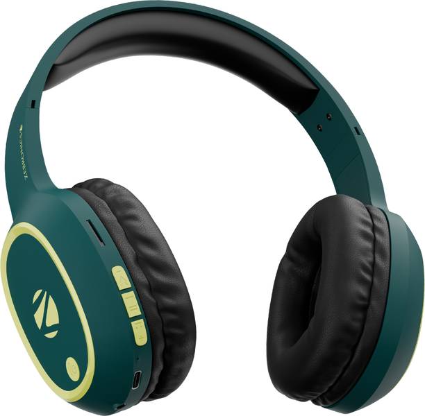 ZEBRONICS Zeb-Thunder, True 60Hr Backup, BT v6.0, Gaming Mode, ENC, AUX, mSD, Dual Pairing Bluetooth & Wired