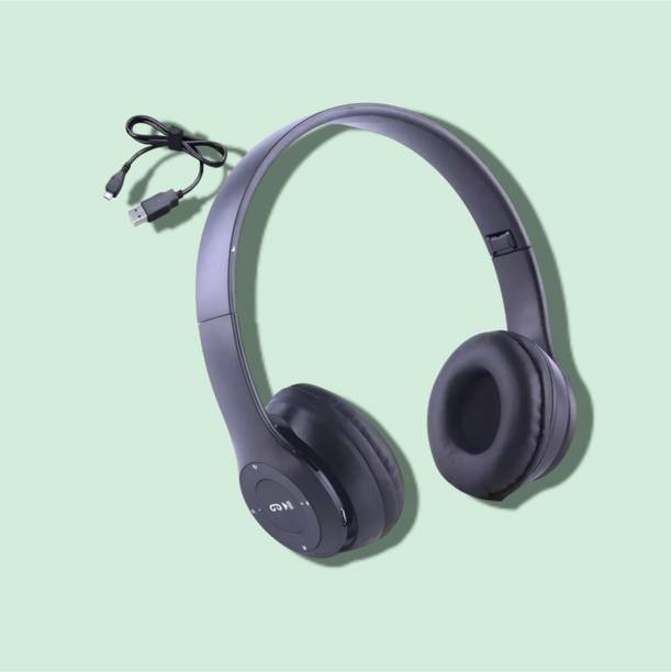 TWS Wireless On-Ear Headphones with Dynamic HD Sound and Noise-Cancelling Mic_PM Bluetooth & Wired
