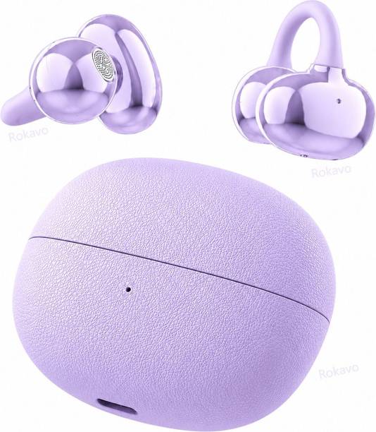 VQRAX Girls sonic Earring Ear-Clip Open Earbuds Bluetooth 5.3 Gaming,music play 48hr Bluetooth