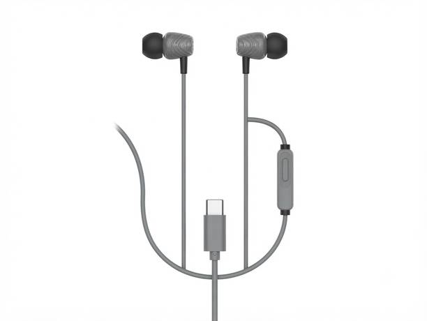 Laam C Type Earphones Wired, Bass Drivers Earphone, Inline Control Type c Headphones Wired