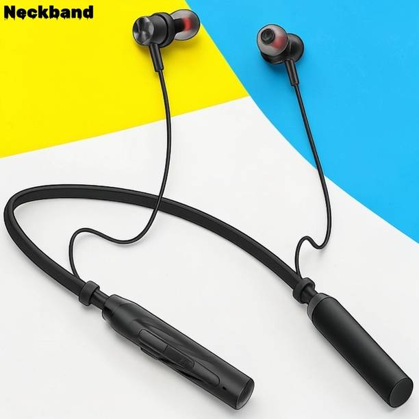 Stsar X42 Top Bluetooth Neckband Earphones with Fast Charging and Clear Sound Bluetooth