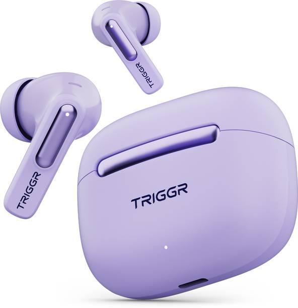 TRIGGR Arcus One 60H Battery, 4 Mic ENC, Dual Pairing, Rubber Grip, 13mm Drivers, v6.0 Bluetooth