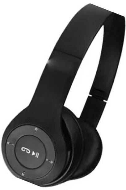 GLARIXA Foldable Design, FM Radio & SD Card Support | Over-Ear Stereo Headset Bluetooth & Wired