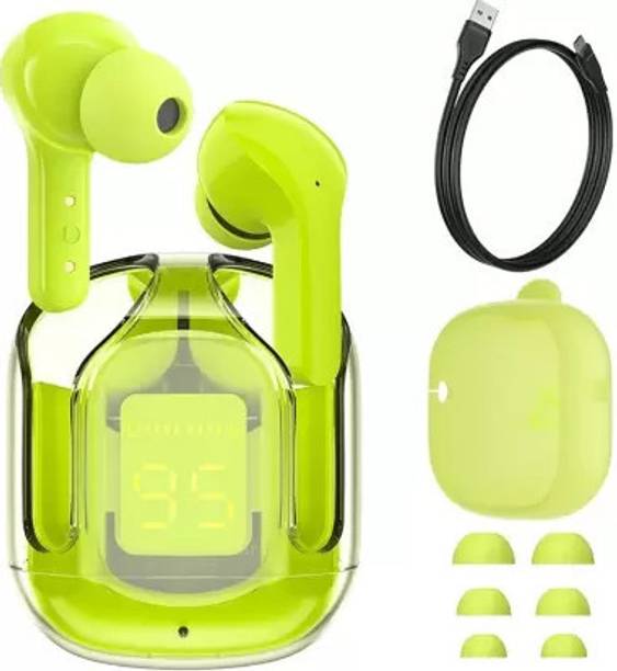 Techfly Earbuds Deep Bass Multifunction Long Endurance with Digital Display for Sports Bluetooth