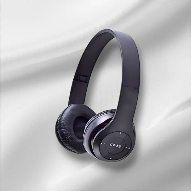 house of common Popular Wireless Headphones with Mic for Music, Movies & Gaming._VW Bluetooth & Wired