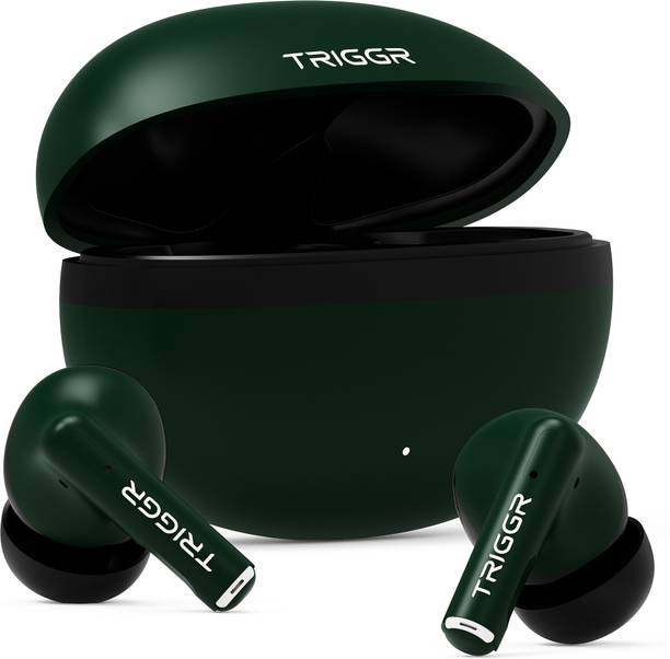 TRIGGR Ultrabuds N5 with Latest BT v6.0, 40Hr Playtime, 13mm Dynamic Drivers, Rich Bass Bluetooth