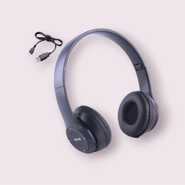 house of common Superior Battery Efficiency Headphones with Mic & High-Fidelity_ZS Bluetooth & Wired