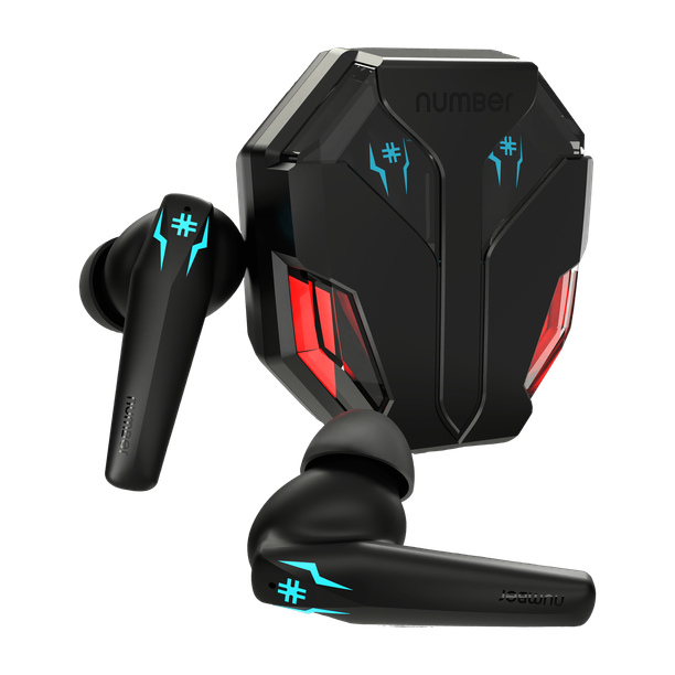 Number Super Buds Pro GT99 Dual Pair, 4 Mic ENC Gaming RGB TWS,35ms Latency,50H Battery Bluetooth