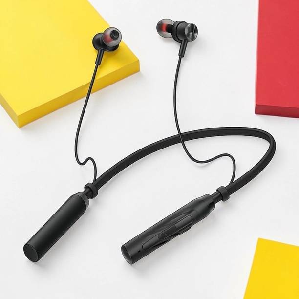 PLAYGO X12 Top Bluetooth Neckband Headphones with Noise Cancellation & Fast Charging Bluetooth