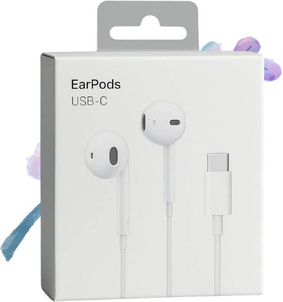 LISTEN TO CHARGE Type-C Wired Headphones Compatible with iPhone 15/16, ANC Mic Bass iPB15 Wired