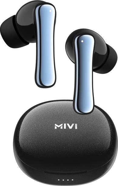 Mivi DuoPods K7 Metallic Finish,AI ENC,50H Playtime,Low Latency Gaming,Rich Bass,5.3 Bluetooth Headset